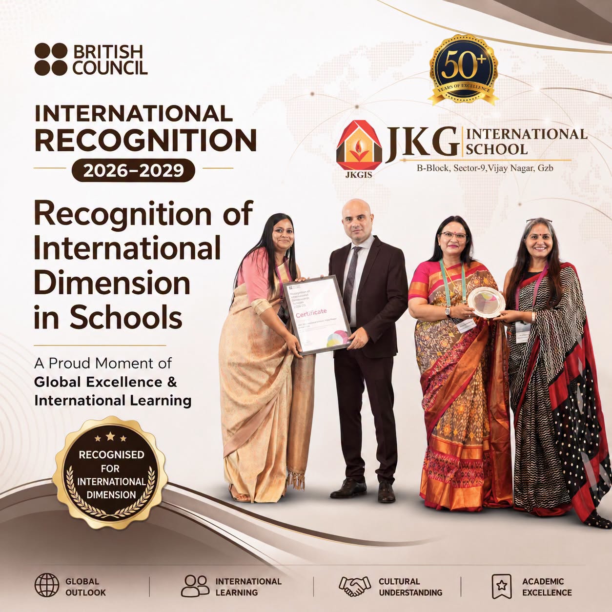 JKG International School - British Council International Recognition